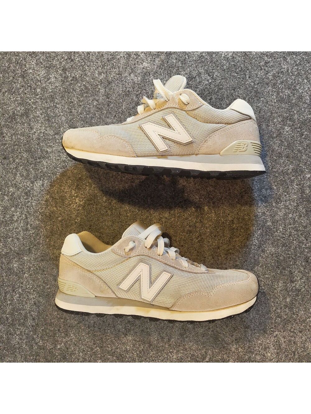 New Balance 515 Women's Sneakers Beige Off-White Casual Shoes WL515WHT 8.5